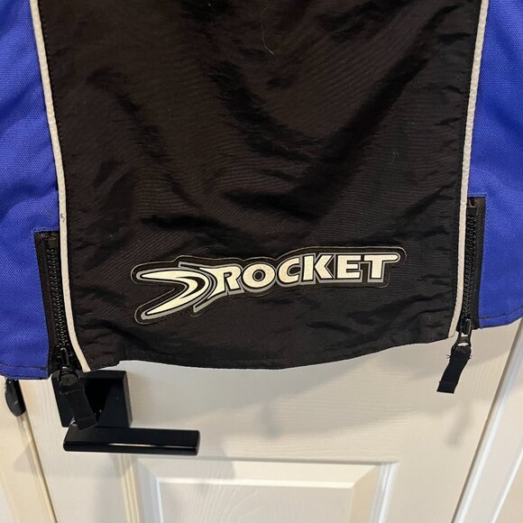 Joe Rocket Women’s Motorcycle Jacket Medium Blue Black Padded & Lined Moto Style - Picture 5 of 9